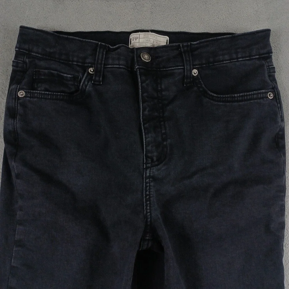 Free‎ People Jeans Womens 30 Back Denim Distressed Boho Modern